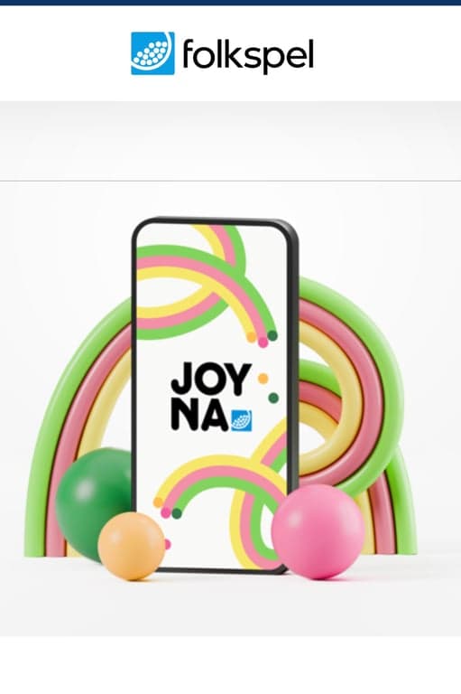 JOYNA - ett helt nytt digitalt lotteri.